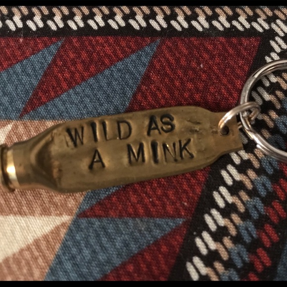 Bullet Casing Keychain- Wild As A Mink - Picture 3 of 3